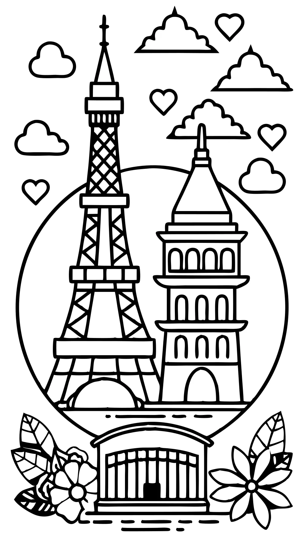 coloring pages europe